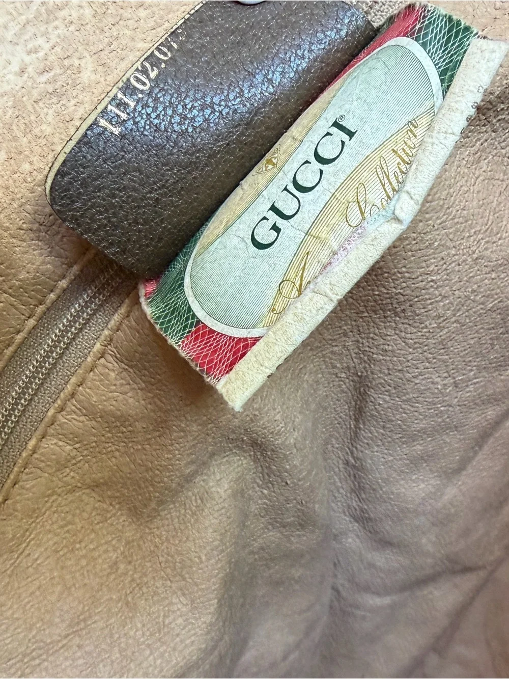 💞Vintage GG Supreme Duffle Monogram Bag With Strap/Green-Red Web